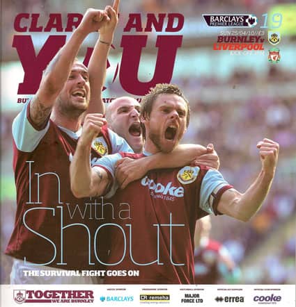 Burnley FC v Liverpool FC